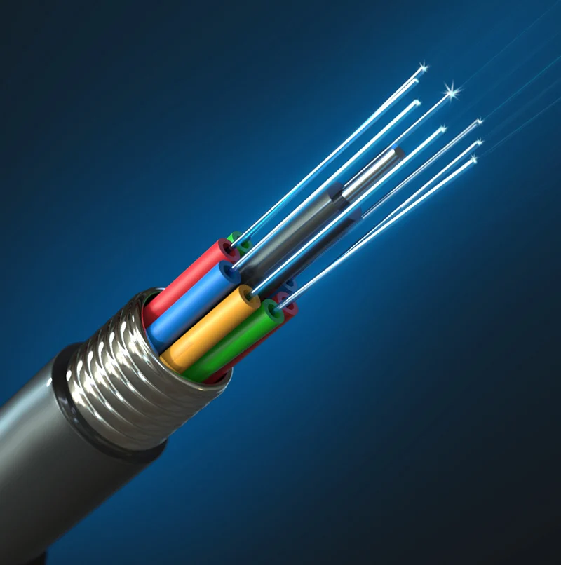Fibre optique DWDM haute capacité