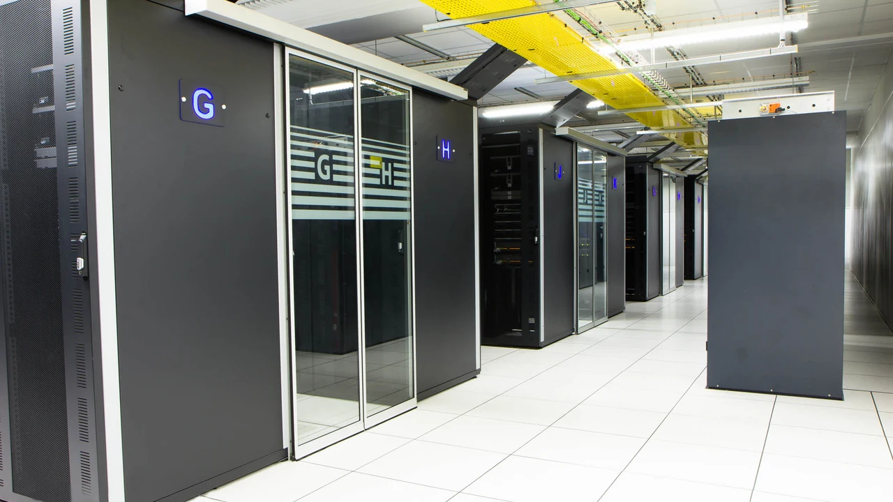 Couloir de confinement allée froide datacenter